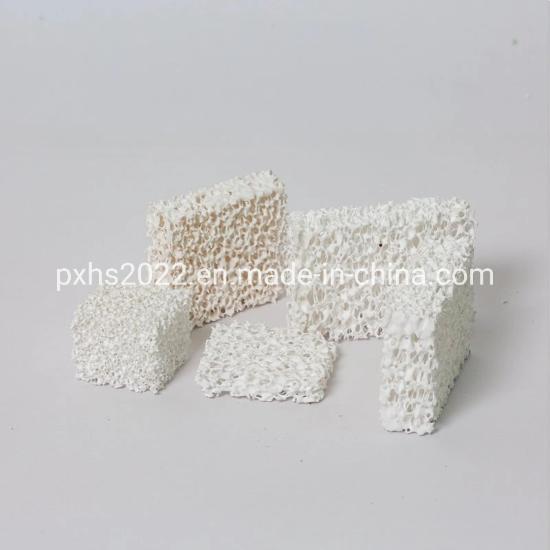 Round Alumina Ceramic Foam Filter Water and Air Filtrate